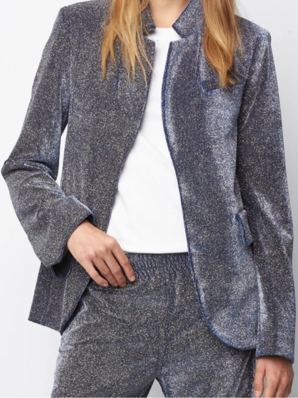 NWT Zadig & Voltaire Very Velours Sparkle Suit
